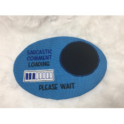 Stickdatei ITH - MugRug Geek "Sarcastic Comment loading"